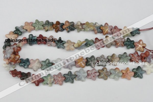 CRG22 15.5 inches 16*16mm star ocean agate gemstone beads wholesale