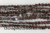 CRG30 15.5 inches 6mm flat star poppy jasper beads wholesale