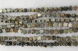 CRG35 15.5 inches 6mm flat star gemstone beads wholesale