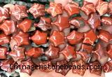 CRG76 15 inches 16mm star red jasper beads wholesale