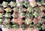 CRG93 15 inches 16mm star unakite beads wholesale
