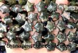 CRG94 15 inches 16mm star bloodstone beads wholesale