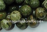 CRH100 15.5 inches 14mm round rhyolite beads wholesale