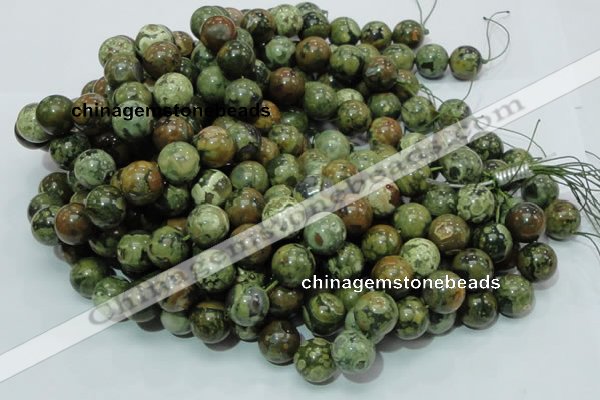 CRH101 15.5 inches 16mm round rhyolite beads wholesale