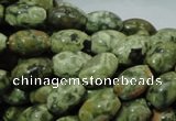 CRH104 15.5 inches 8*12mm rice rhyolite beads wholesale