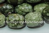 CRH16 15.5 inches 16*20mm egg-shaped rhyolite beads wholesale