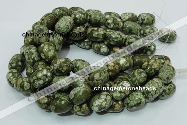 CRH17 15.5 inches 18*24mm egg-shaped rhyolite beads wholesale