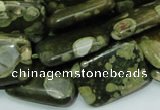 CRH27 15.5 inches 18*24mm rectangle rhyolite beads wholesale