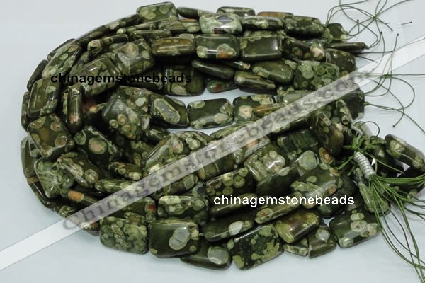 CRH27 15.5 inches 18*24mm rectangle rhyolite beads wholesale