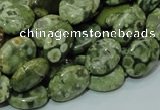 CRH43 15.5 inches 10*14mm oval rhyolite beads wholesale