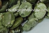 CRH45 15.5 inches 14*18mm oval rhyolite beads wholesale