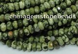 CRH51 15.5 inches 4*6mm faceted rondelle rhyolite beads wholesale