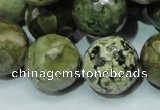 CRH61 15.5 inches 20mm faceted round rhyolite beads wholesale