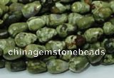 CRH63 15.5 inches 8*12mm faceted teardrop rhyolite beads wholesale