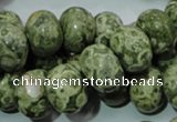 CRH97 15.5 inches 13*18mm rondelle rhyolite beads wholesale