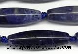 CRI165 15 inches 9*30mm rice sodalite gemstone beads