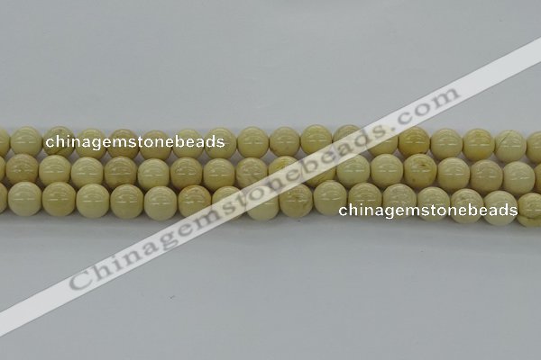 CRI203 15.5 inches 10mm round riverstone beads wholesale