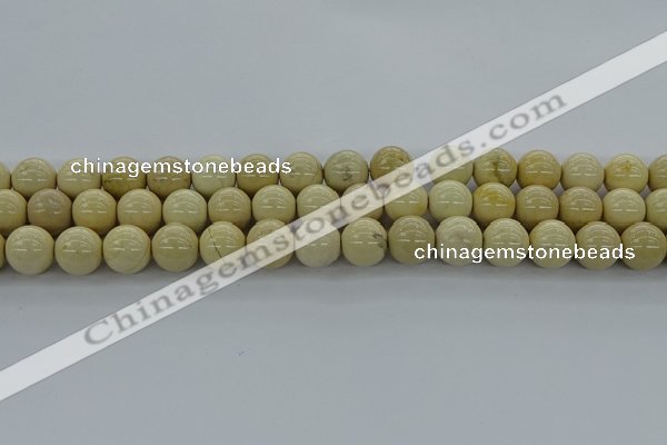 CRI204 15.5 inches 12mm round riverstone beads wholesale