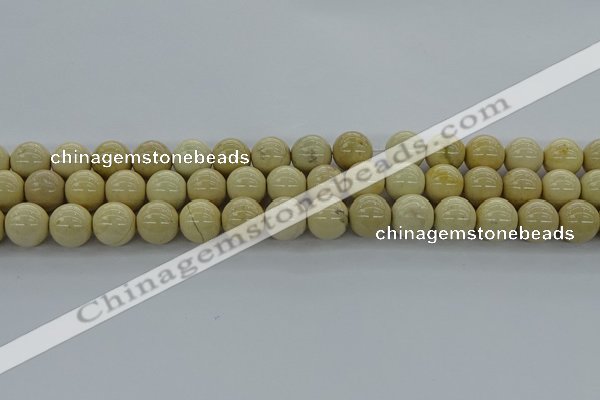 CRI205 15.5 inches 14mm round riverstone beads wholesale