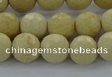 CRI214 15.5 inches 12mm faceted round riverstone beads wholesale