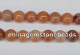 CRJ201 15.5 inches 8mm round natural red jade gemstone beads