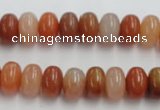 CRJ204 15 inches 7*12mm rondelle natural red jade beads