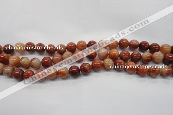 CRJ501 15.5 inches 6mm round red jade gemstone beads