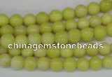 CRO02 15.5 inches 6mm round lemon jade gemstone beads wholesale