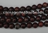 CRO05 15.5 inches 6mm round red picture jasper beads wholesale