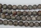 CRO07 15.5 inches 6mm round Chinese leopard skin jasper beads