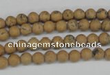 CRO08 15.5 inches 6mm round Chinese picture jasper beads wholesale