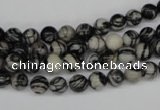 CRO10 15.5 inches 6mm round black water jasper beads wholesale