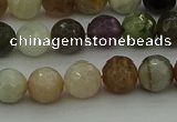 CRO1042 15.5 inches 8mm faceted round mixed gemstone beads