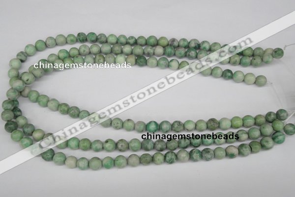 CRO109 15.5 inches 8mm round Qinghai jade beads wholesale