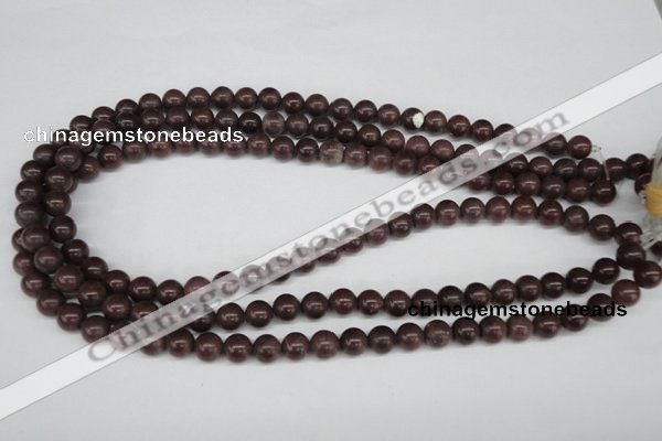 CRO112 15.5 inches 8mm round purple aventurine beads wholesale