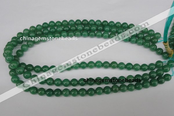 CRO113 15.5 inches 8mm round green aventurine beads wholesale