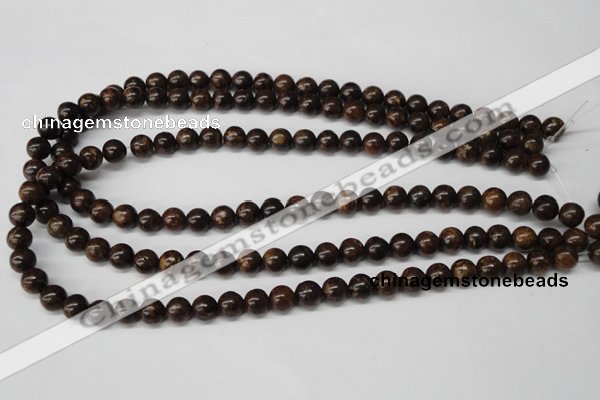 CRO124 15.5 inches 8mm round bronzite gemstone beads wholesale