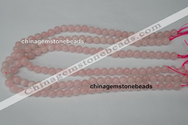 CRO145 15.5 inches 8mm round rose quartz beads wholesale