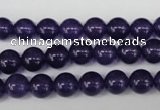 CRO148 15.5 inches 8mm round dyed amethyst beads wholesale