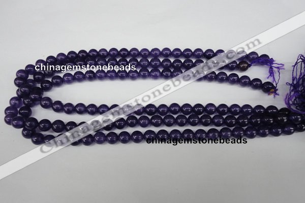 CRO148 15.5 inches 8mm round dyed amethyst beads wholesale