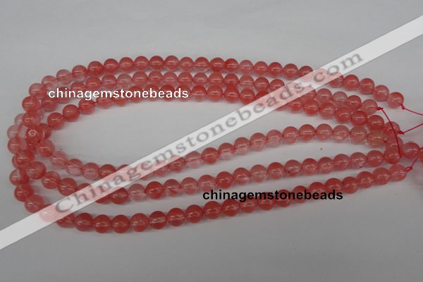 CRO157 15.5 inches 8mm round cherry quartz beads wholesale