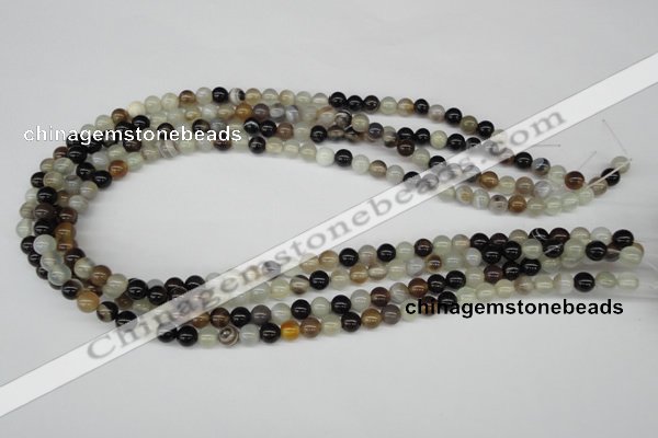 CRO23 15.5 inches 6mm round agate gemstone beads wholesale