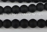 CRO245 15.5 inches 10mm round blackstone beads wholesale