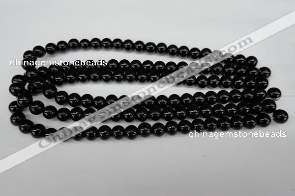 CRO247 15.5 inches 10mm round blackstone beads wholesale