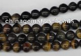 CRO27 15.5 inches 6mm round blue tiger eye beads wholesale