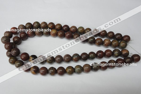 CRO281 15.5 inches 12mm round jasper gemstone beads wholesale