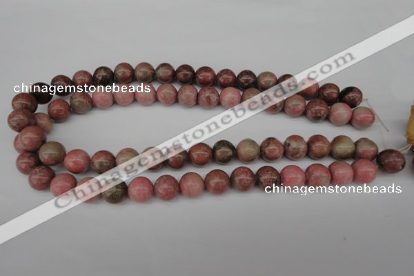 CRO285 15.5 inches 12mm round rhodochrosite beads wholesale