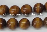 CRO299 15.5 inches 12mm round yellow tiger eye beads wholesale