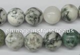 CRO300 15.5 inches 12mm round tree agate beads wholesale