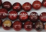 CRO323 15.5 inches 12mm round brecciated jasper beads wholesale